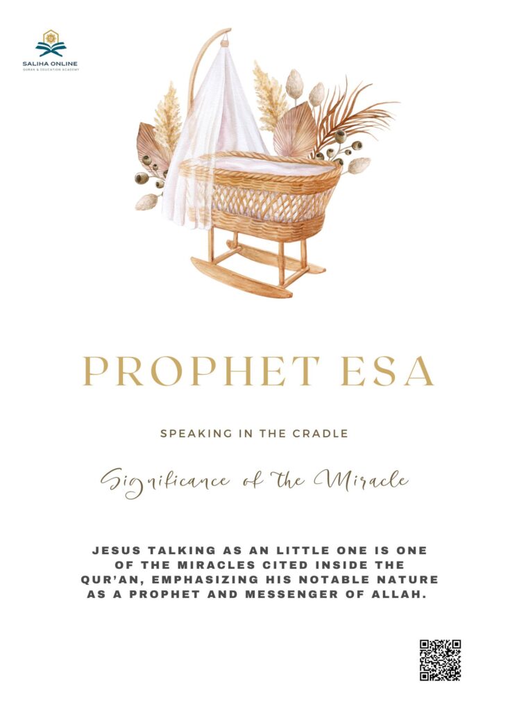 Esa Jesus speaking in the cradle