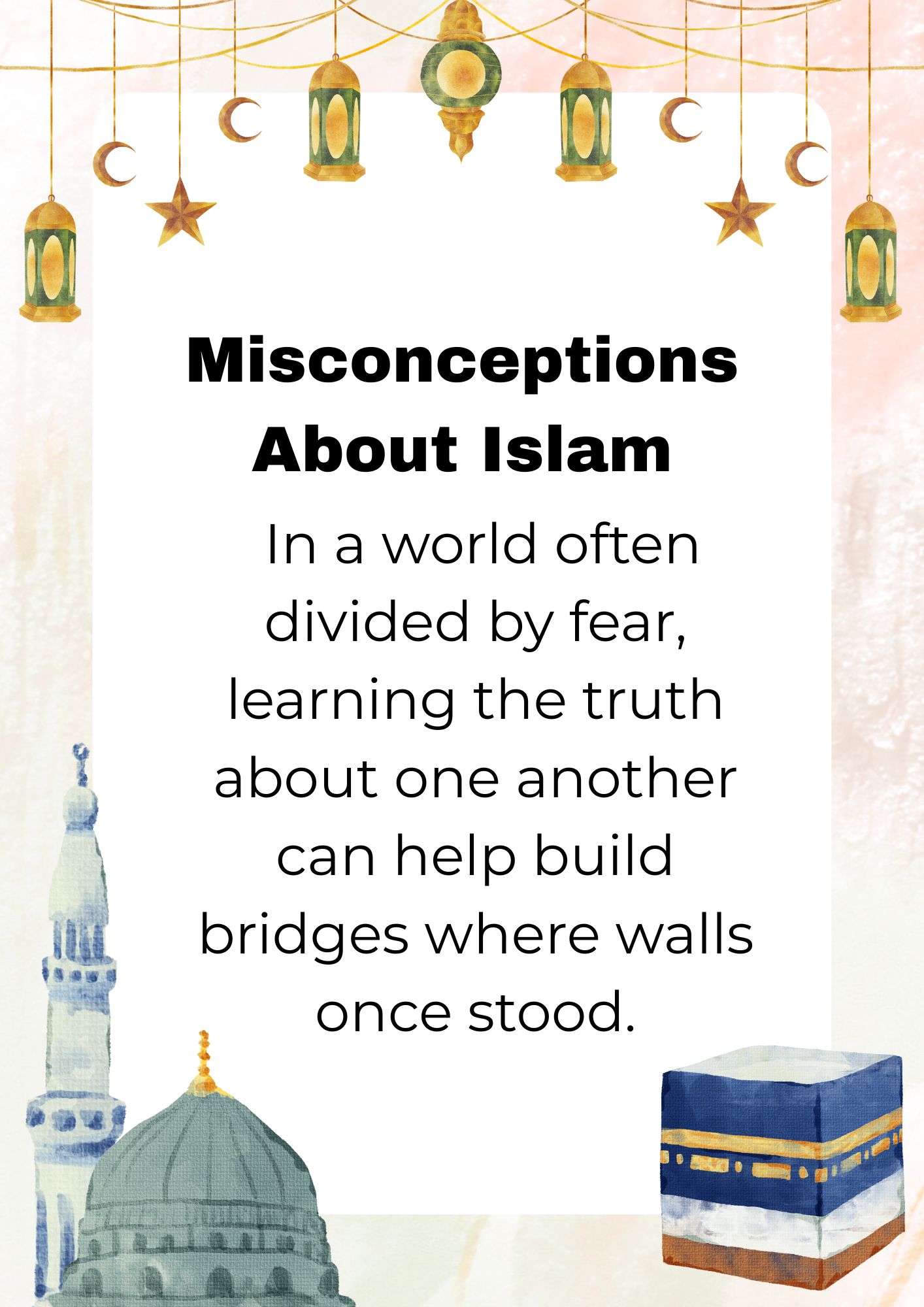 Misconceptions About Islam: A Guide for Non-Muslims